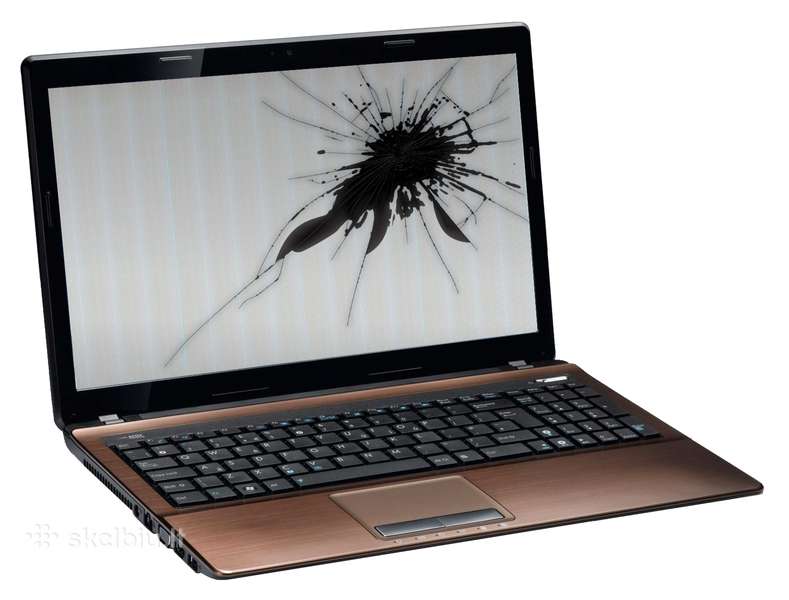 Écran portable cassé