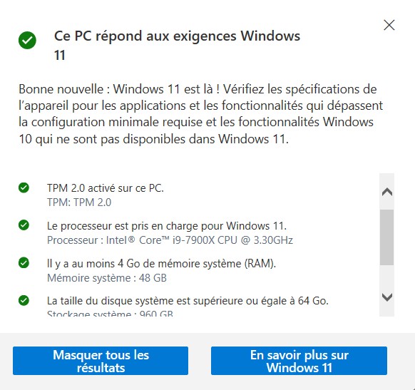 Intégrité du PC