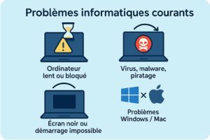 Faites appel à AzurServiceInfo pour un dépannage informatique à domicile. Notre équipe professionnelle vous aide à résoudre tous vos problèmes d'ordinateur rapidement.