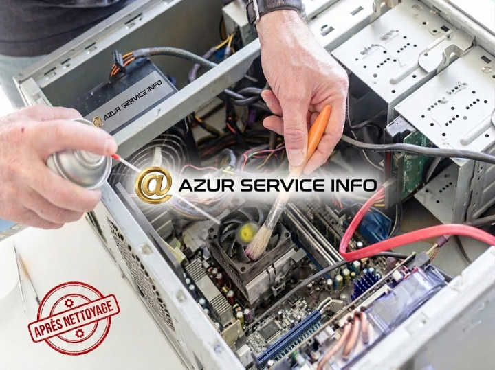 Protégez votre ordinateur avec un entretien préventif par AZURSERVICEINFO. Contactez-nous au 04 22 13 25 23 pour un service de qualité.