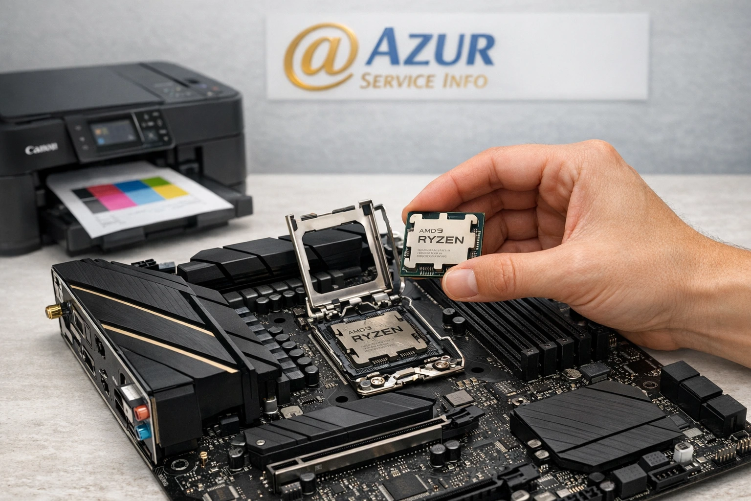 Installation périphériques à domicile – Menton