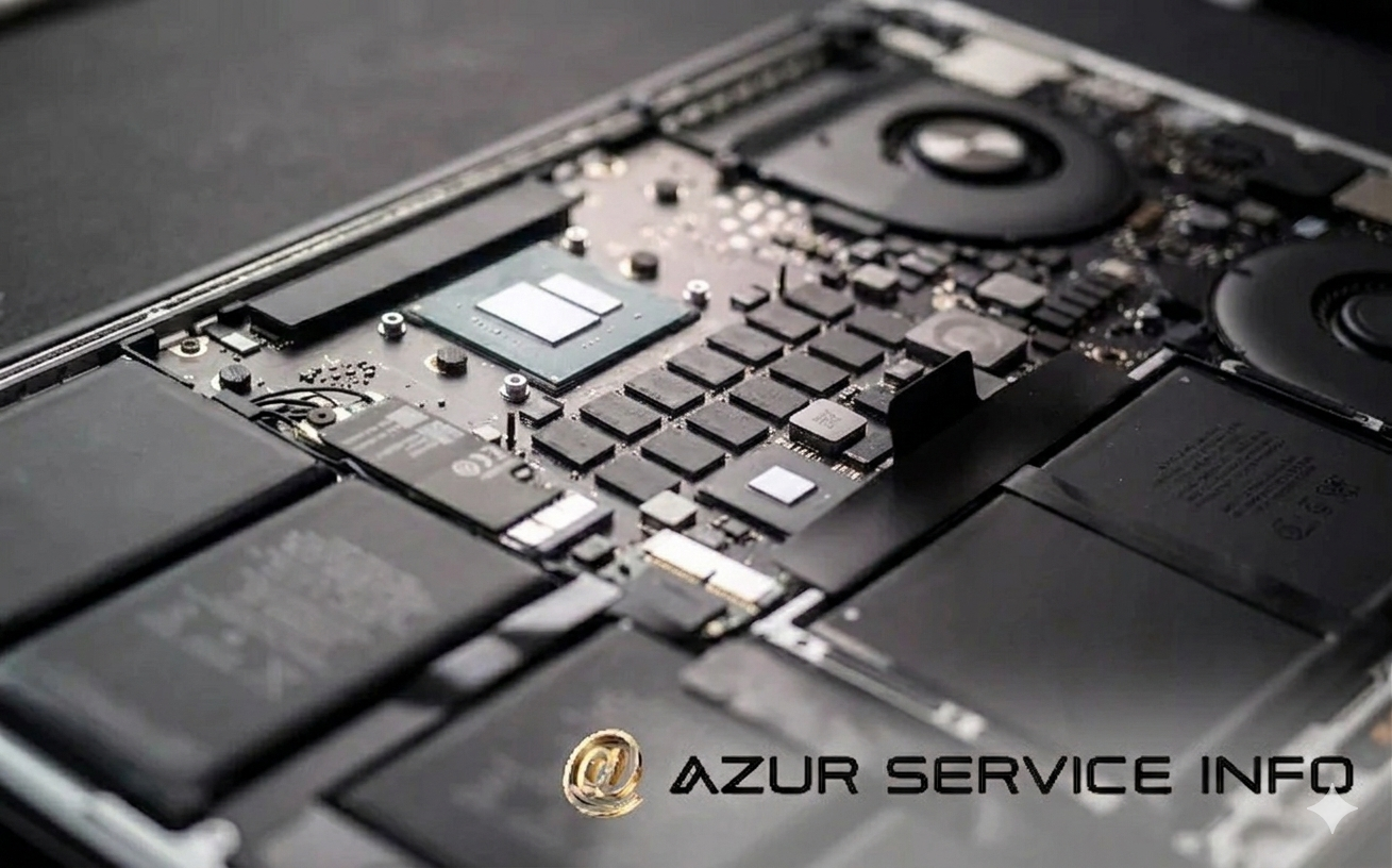 Technicien AZURSERVICEINFO en intervention à Menton