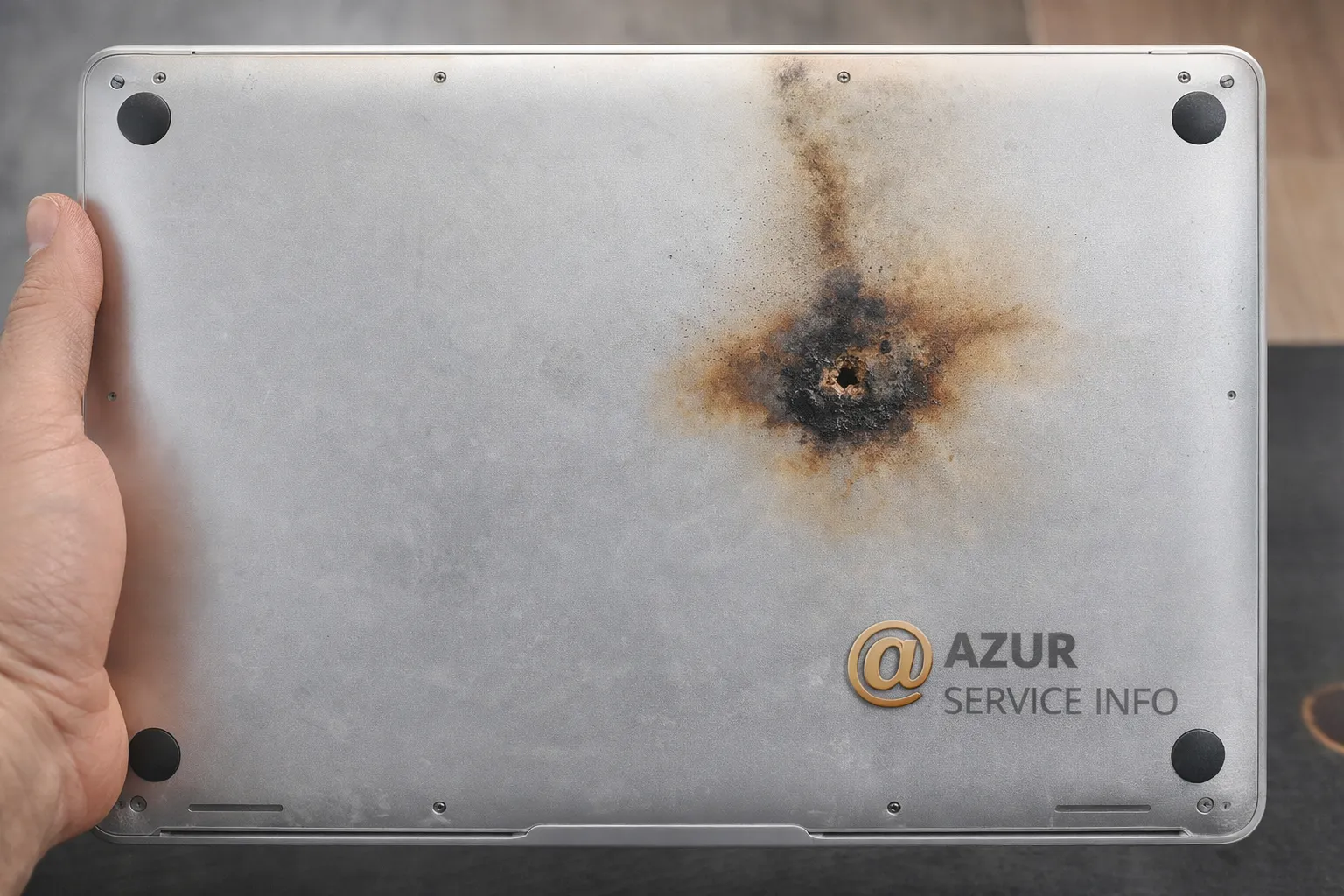 Batterie MacBook Pro gonflée - exemple 1