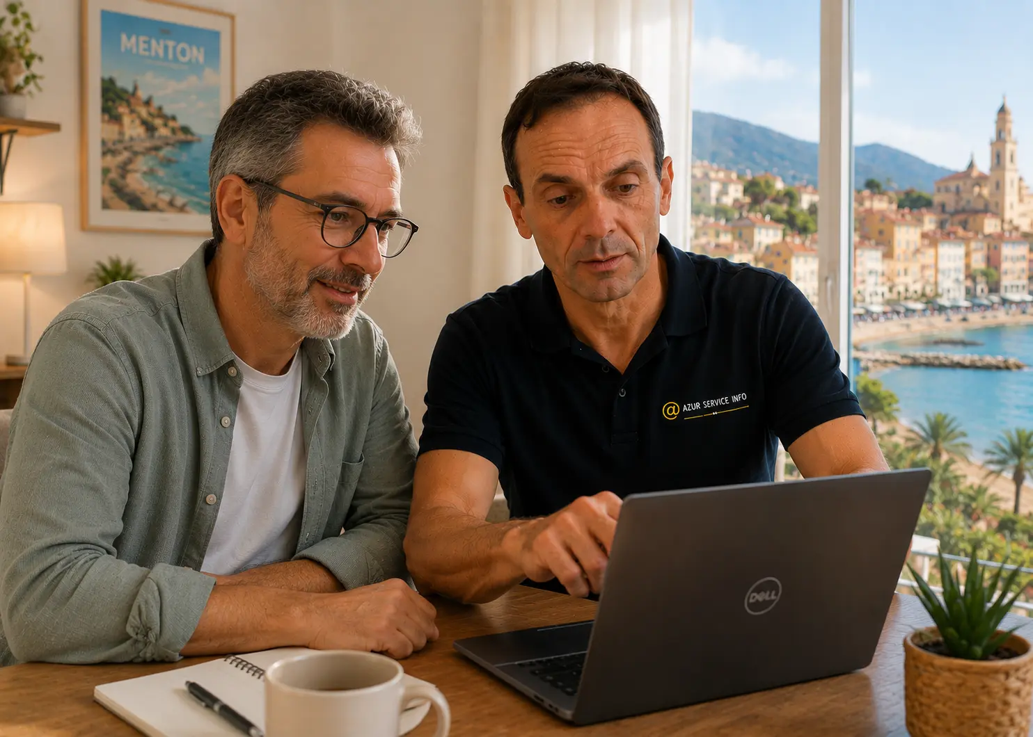 Équipe AZURSERVICEINFO – assistance informatique à Menton