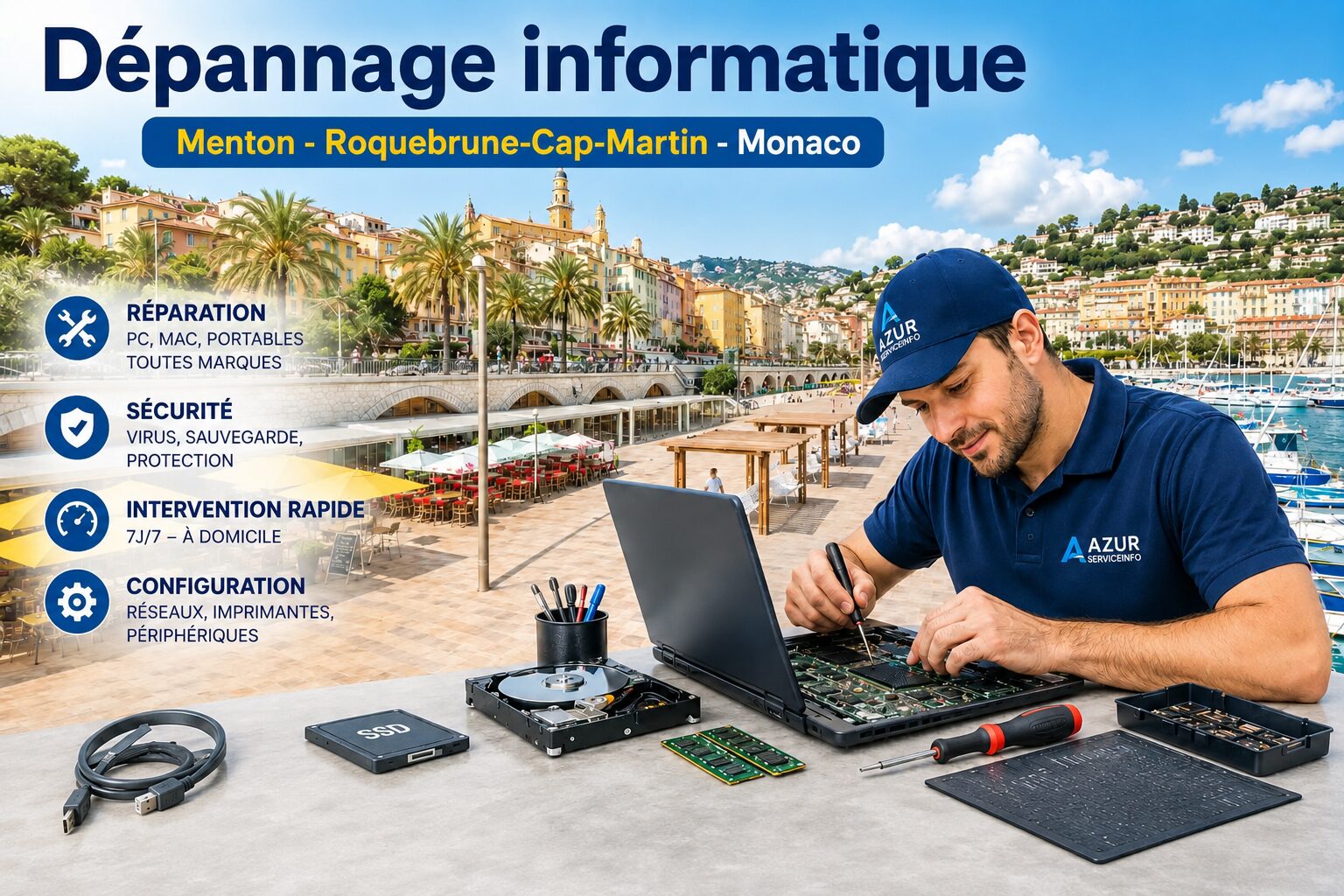 Dépannage PC à domicile