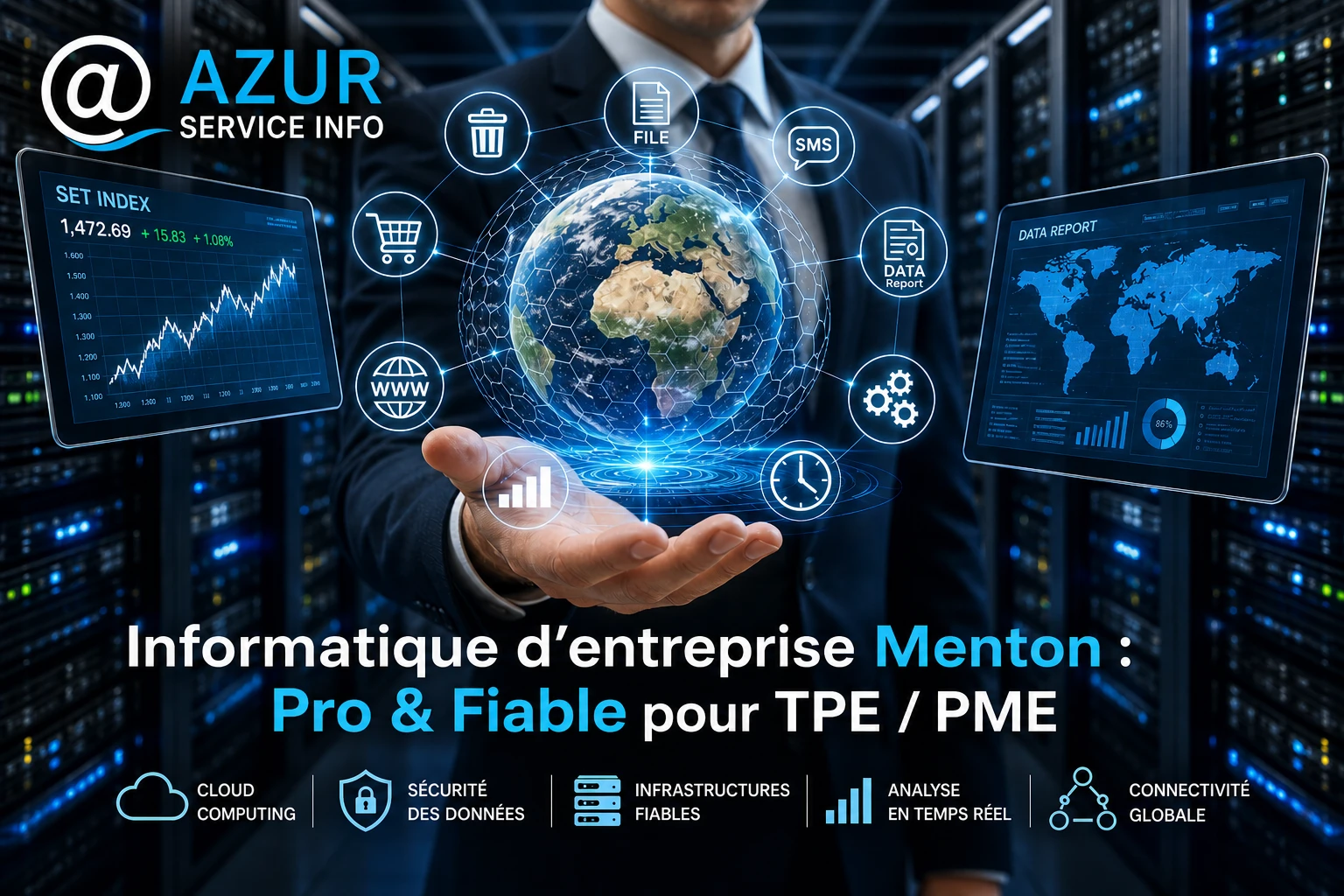 Informatique d'entreprise Menton : maintenance et infogérance TPE PME